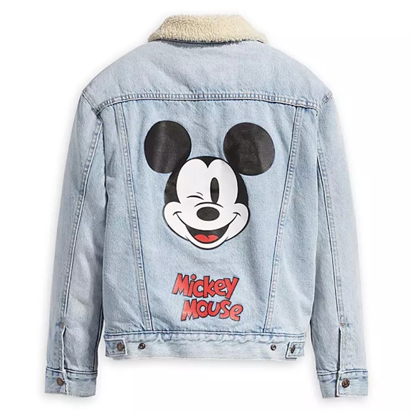Levi's® – Sherpa Trucker Jacket mit Disney© Print – Schwarz Levi's® – Sherpa Trucker Jacket mit Disney© Print – Schwarz